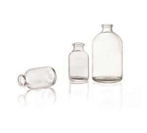 Wholesale 20ml A clear molded glass vial USP type II from china suppliers