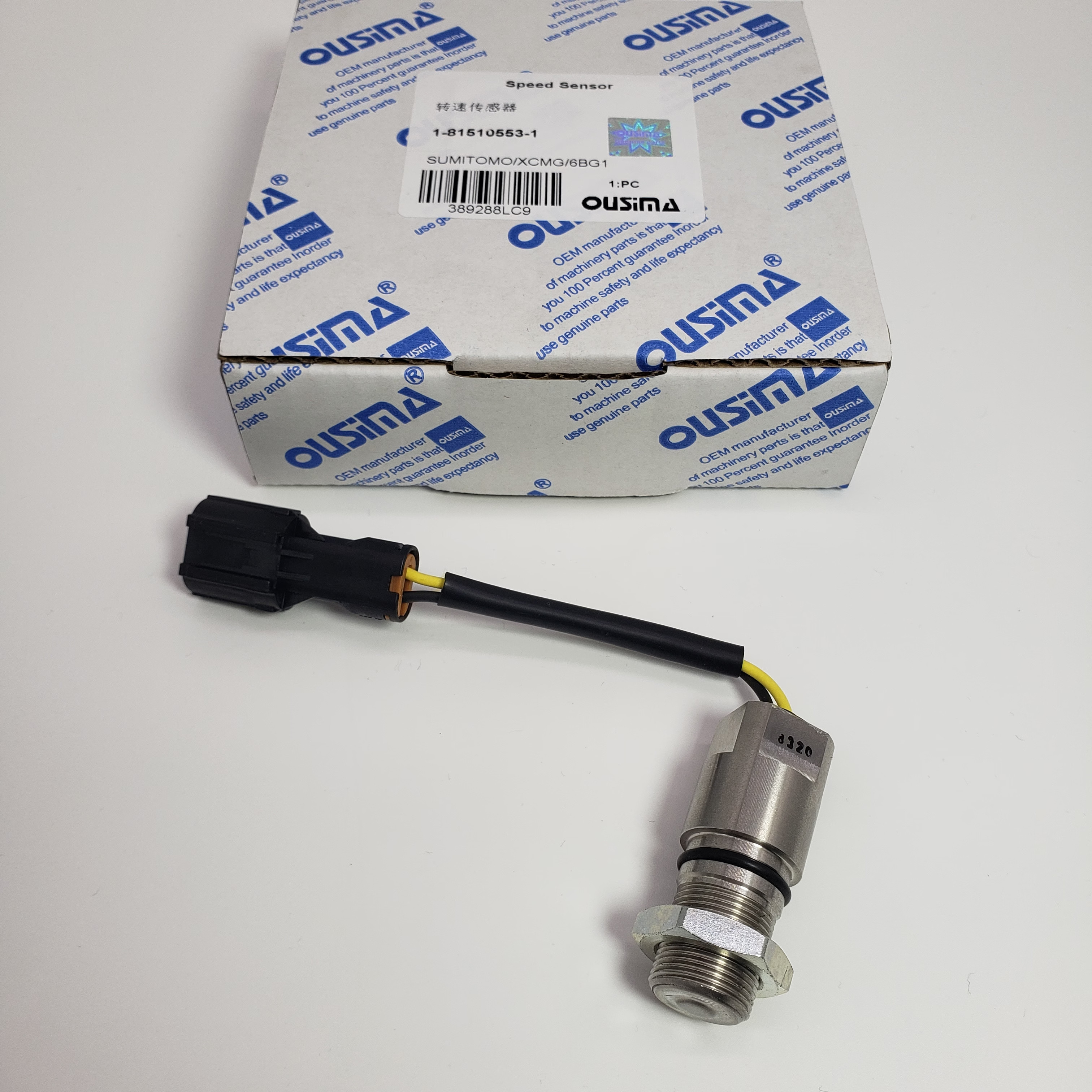 OUSIMA Speed Sensor 1-81510553-1 181510-5531 B240600000331 Revolution Sensor For XCMG SUMITOMO 6BG1 SH200
