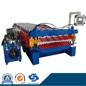 Wholesale 2 in 1 Double Layer Steel Roof Sheet Roll Forming Machine Made for Nigeria Market from china suppliers