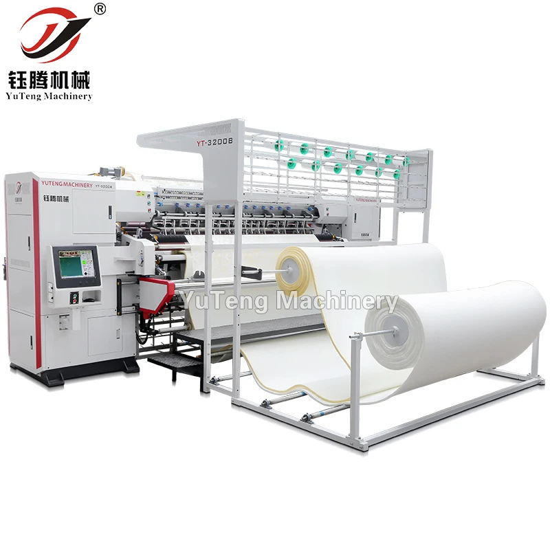 Mattress Panel Rolling Textile Quilted Fabric Winding Machine Device