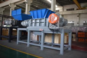 Wholesale Sofa Shredder Municipal Solid Waste Bulky Furniture Two Shaft Shredder With CE from china suppliers