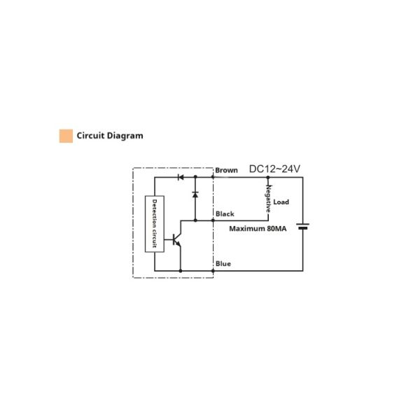 3-Wire Durable High Sensitivity Door Magnet Sensor Door Magnet Detection S Pole NPN Normally Open Normally Closed Outputs