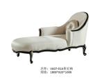 Luxury leather Sofa bench sofa for Villa house Bedroom furniture and living