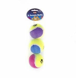 Wholesale Word of Pets pack of 3 Tennis Balls Dogs Pets Playtime Chew from china suppliers