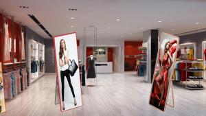 Wholesale Poster Mirror LED Advertising Box Indoor P2.5 LED Display Screen Full Color from china suppliers