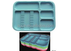 Wholesale Autoclavable dental divided instrument plastic tray from china suppliers