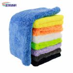 500GSM Reusable Cleaning Cloth 40X40CM Fluffy Microfiber Edgeless Washing