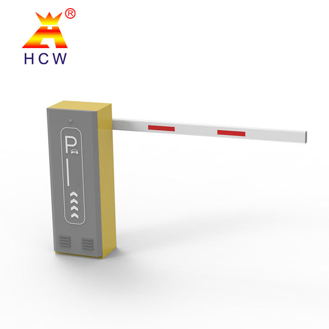 Fast Speed Car Park Barrier Gate IP55 LED Automatic Boom Barrier With RFID
