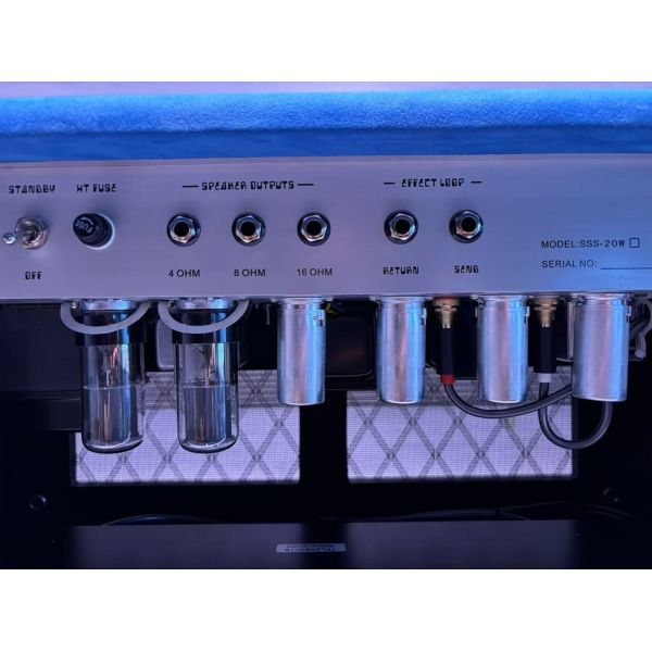 Custom Dumble CLONE Steel String Singer Head 20W 50W 100W with Suede Brown Color, Grand Amplifier SSS Model