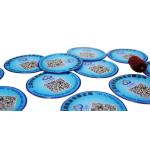 Die Cut 3D Logo Epoxy Dome Stickers , Epoxy Domed Labels