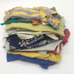 Dark color rags 100% cotton Used Cloth Scraps marine use recycled cotton rags