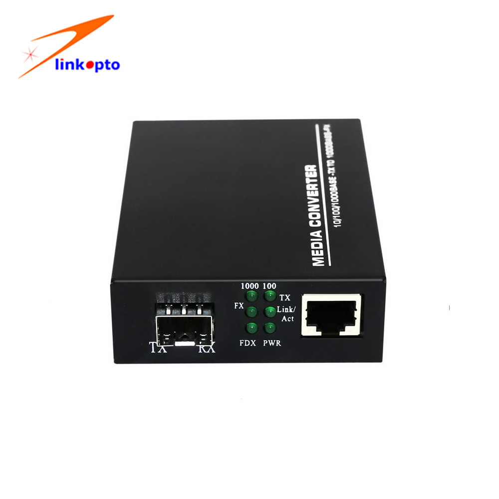 80km SC Media Converter 80km Transmission ETU Logo With Internal Power Supply