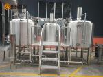10 Bbl Industrial Beer Brewing Equipment , Mini Beer Brewery Equipment