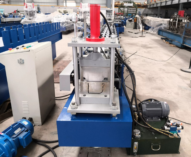 Metal K Type Rain Gutter Roll Forming Machine Long Service Life