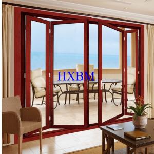 Wholesale Firm Structure Aluminium Doors With Wooden Finish For Unobstructed Views from china suppliers