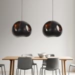 Black Chandelier Designer Black Minimalist Kitchen Island Bedroom Black Pendant
