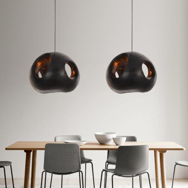Black Chandelier Designer Black Minimalist Kitchen Island Bedroom Black Pendant