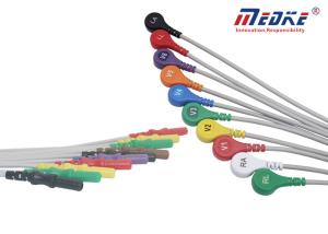 Wholesale Landcom 1m Length AHA 10 Lead Holter ECG Leadwires from china suppliers