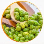 Fried Wasabi Green Peas