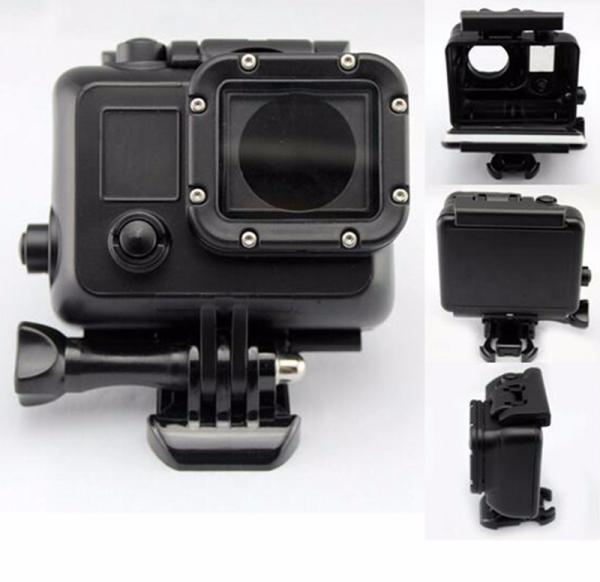 Black Underwater Waterproof Housing Case Cover For GoPro Hero 3 3+ 4 Sports