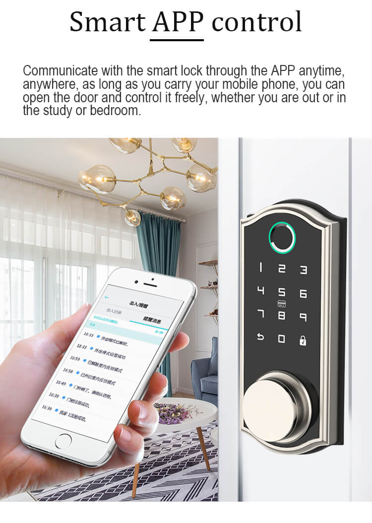 HFSecurity BP03 Biometric Remote Control Fingerprint Door Lock