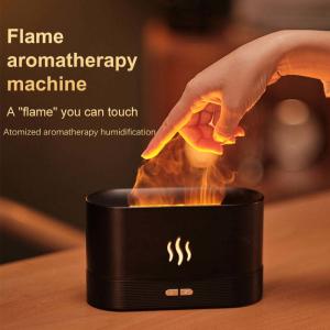 Wholesale Flame Effect Aromatherapy Humidifier Essential Oil Ultrasonic Mute Humidifier from china suppliers