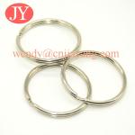 jiayang nickle color high quality aperture key ring parts