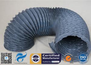 Wholesale Flexible PVC Coated Fiberglass Fabric Air Duct , PVC Fiber Glass Hose from china suppliers