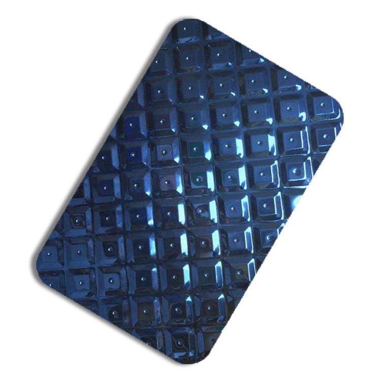 Metal Decorative Stainless Steel Sheet 201 Bright Finish Embossed
