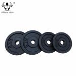 Black Painting Cast Iron Weight lifting weight Plate For Gym