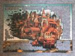 Jigsaw Die Cut 1000 Piece Building Block Set Children Puzzle Games SGS