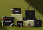 Wholesale Black Cardboard Gift Packaging Box Spot UV Surface Lid And Base Gift