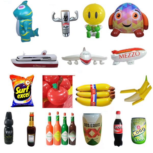 Custom Branded Giant Inflatable Beer Bottle with PVC Plastic Material and LED/Hanging System Add-ons