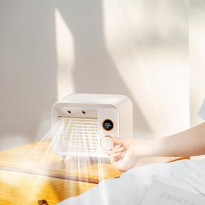 Wholesale Best LED Portable Mini Personal Rechargeable Air Conditioner Water Cooling USB Cooler Fan from china suppliers