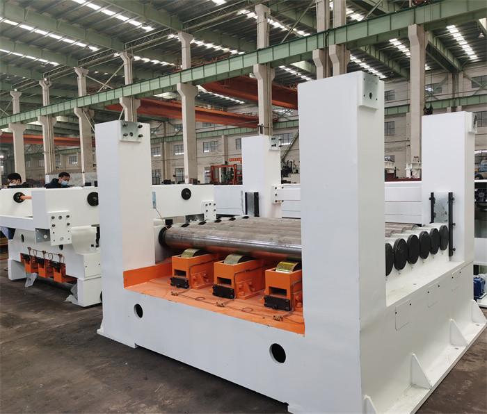 Heavy Gauge Steel Coil Straightener Flying Shear Cut To Length Line 3-10 X 1600
