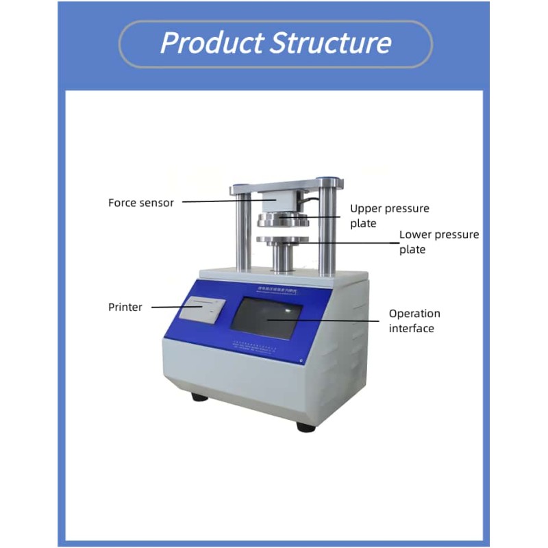 Corrugated Paperboard Ring Crush Tester Intelligent Compression Strength Tester Paperboard Edge Crush Tester