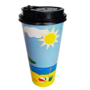 Wholesale 16oz double wall paper cup,single wall paper cup from china suppliers