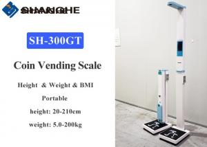 Wholesale Coin HD LCD Screen Digital Height Weight Scale With Hot Printer from china suppliers