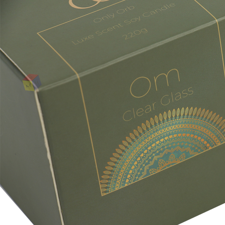 Customized Stamping Logo Candle Boxes for Eco Friendly and Affordable Packaging
