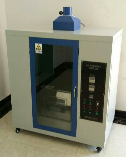 Automotive Interior Combustion Test Chamber With Fume Hood For Qualitative Evaluation Of The Flammability