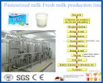 Plastic Pouch / Bottle Package Liquid Dairy Processing Plant 200ml 500ml 1000ml