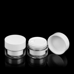 Wholesale 50ml 100ml Luxury PETG Cream Container Replaceable Refillable Face Cream Cosmetic Jar from china suppliers