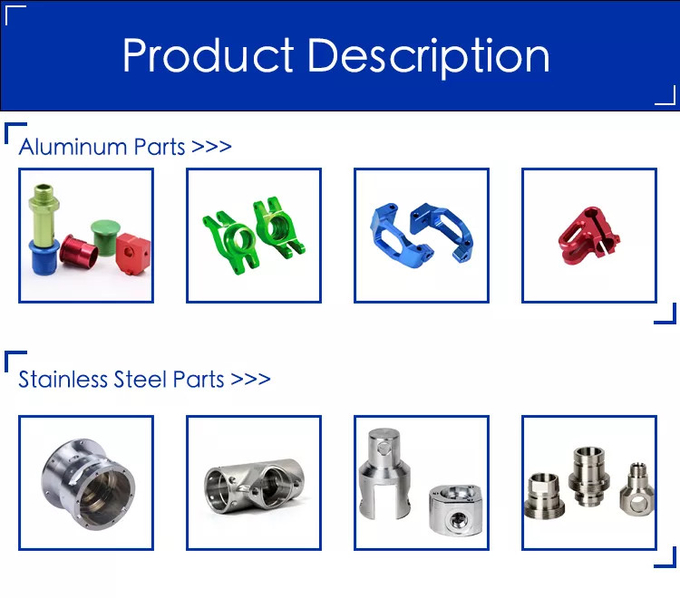 OEM Precision CNC Mechanical Parts Turning Stainless Steel Parts Anodizing Polishing