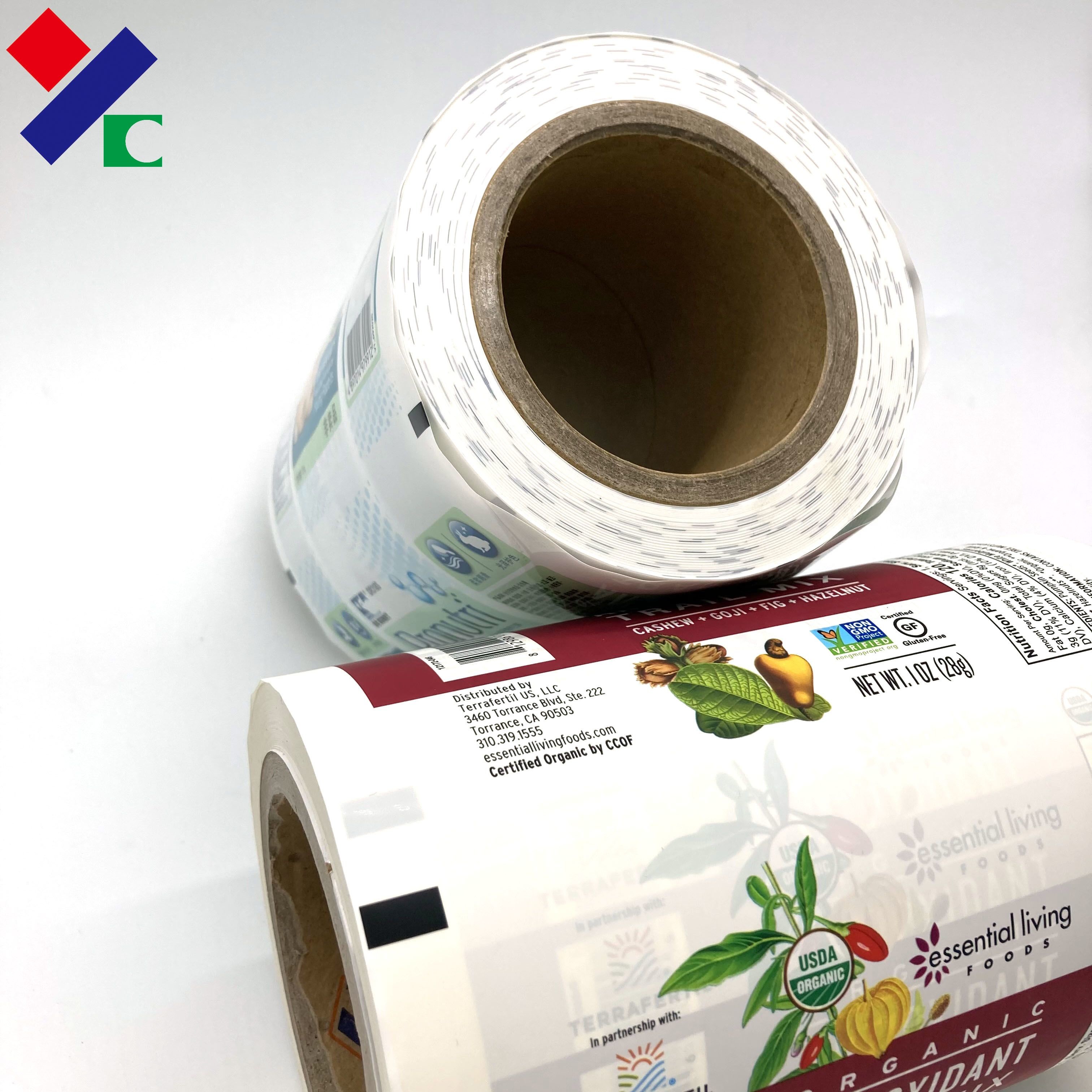 OEM Flexible Food Packaging Film Roll Sachet Pack For Potato Chips Printing Laminated