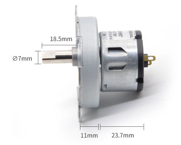 ASLONG JS49-520 12V200RPM 49mm mini folding washing machine motor 12v mini micro motor