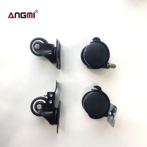 Wholesale Foot Brake Medical Caster Wheels Overall Length 2 Inches White / Black Color from china suppliers