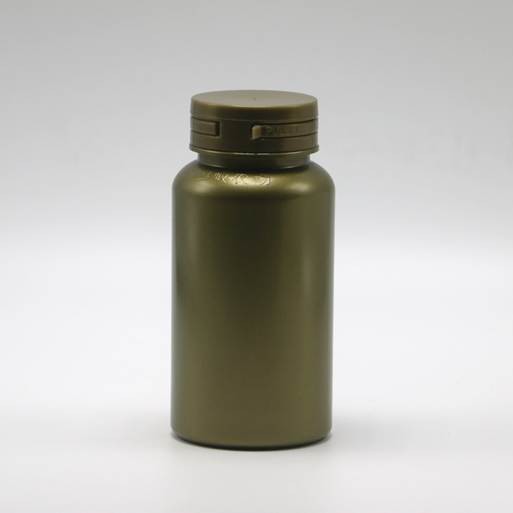 150ml PET Empty Plastic Solid Powder Medicine Chemical Bottles with Pull Ring Cap
