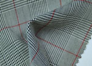 Wholesale 100% Polyester Cotton Yarn Dyed Fabric / Grey Striped Fabric Eco - Friendly from china suppliers