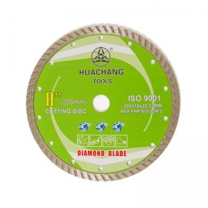 Wholesale 200mm X 22mm Diamond Blade Turbo Type 8 Diamond Saw Blade Cold Press from china suppliers