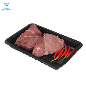 Wholesale Black Eco Friendly Supermarket 15*23*4.5cm Plastic Meat Tray from china suppliers